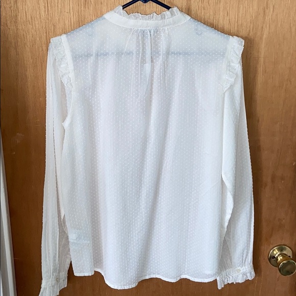 J.Crew Dotted Swiss Blouse - Picture 4 of 10